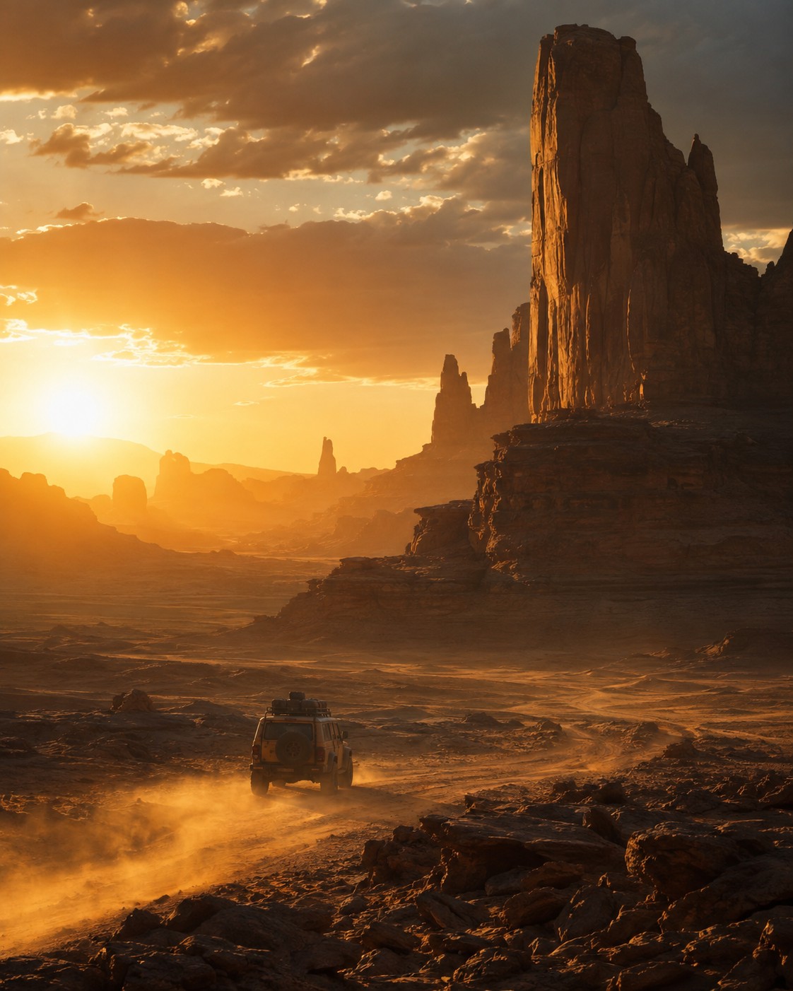 Golden Passage — AI-generated image under creative direction by Hunter McDowall