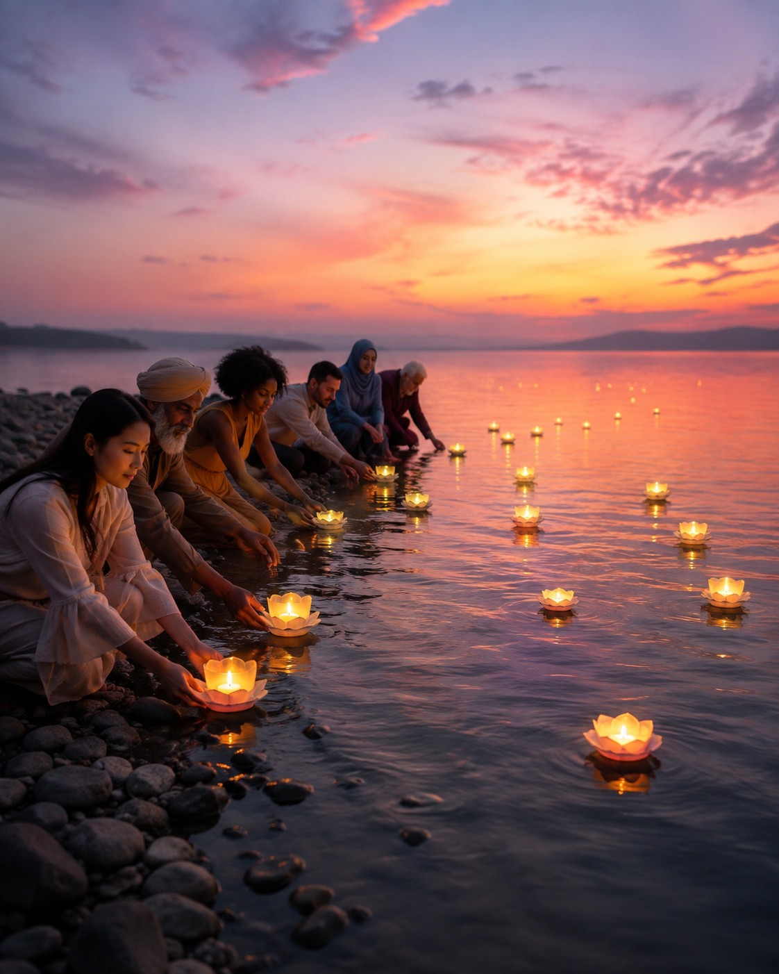 Light on the Water — AI-generated image under creative direction by Hunter McDowall