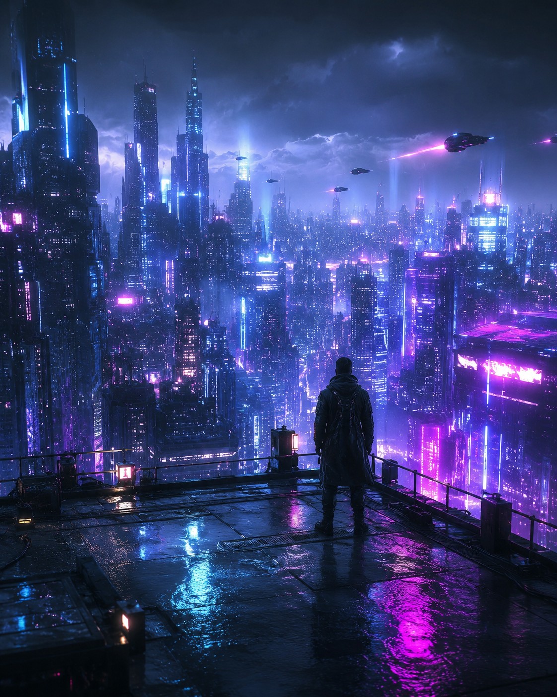 Neon Watch — AI-generated concept image