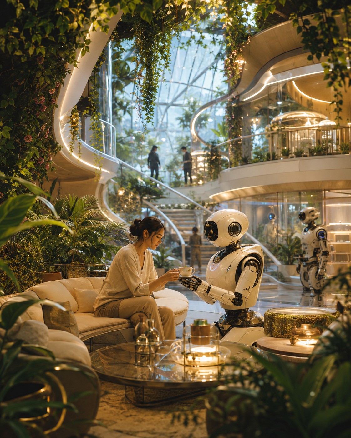 Garden Protocol — AI-generated image under creative direction by Hunter McDowall