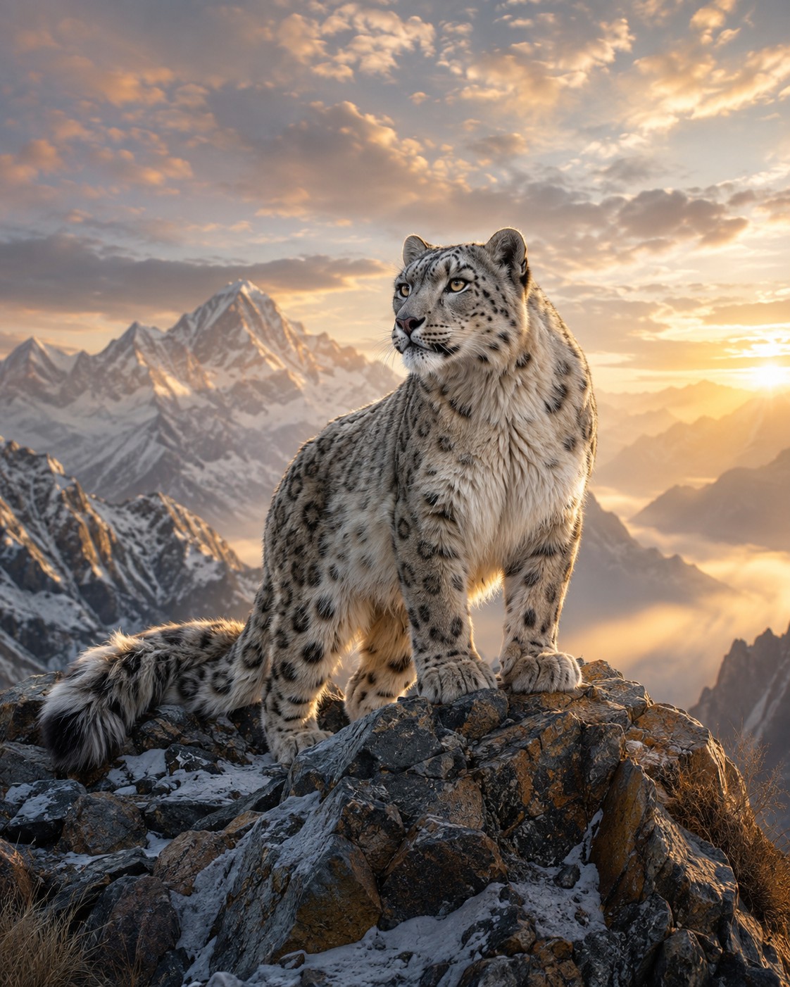 Guardian of the Peaks — AI-generated concept image