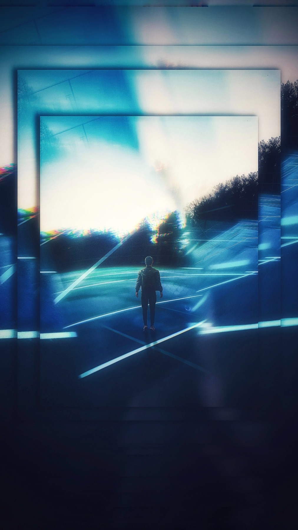 Beyond the Frame — Photoshop artwork by Hunter McDowall