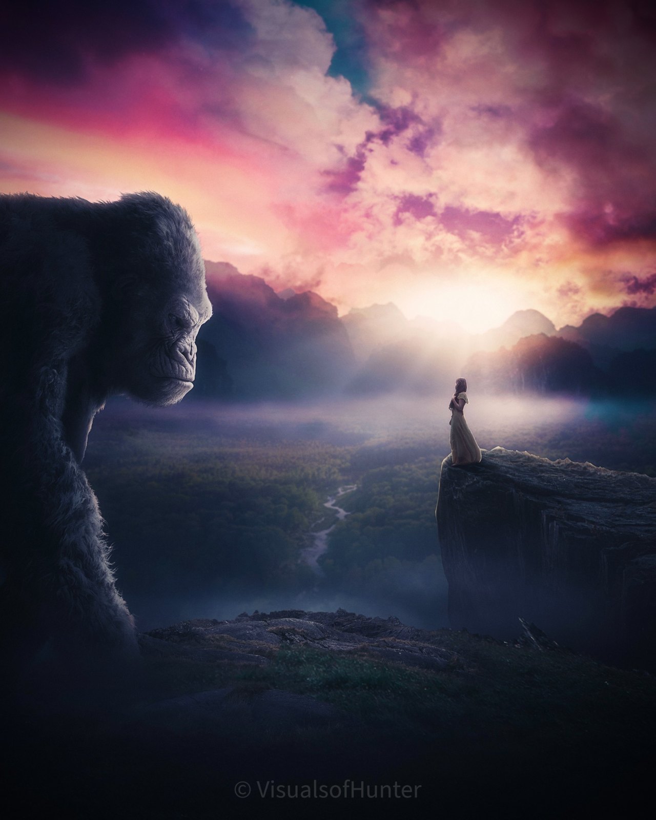 The Encounter — Photoshop artwork by Hunter McDowall
