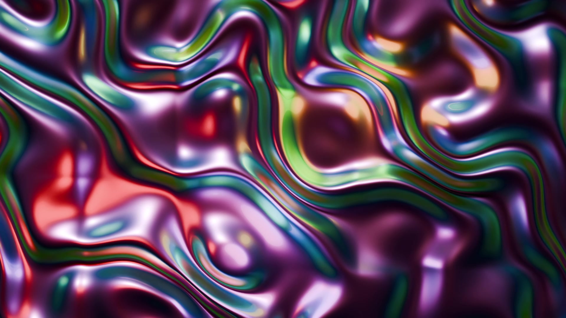 Liquid Chrome Effect motion graphic