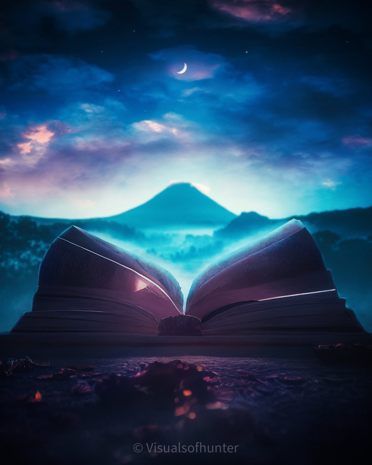 The Open Book — Photoshop artwork by Hunter McDowall