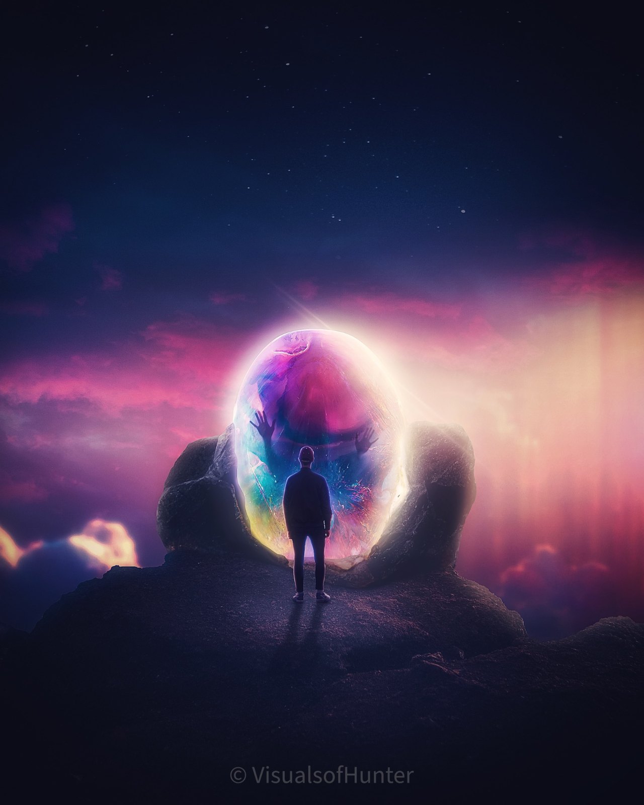 The Orb — Photoshop artwork by Hunter McDowall