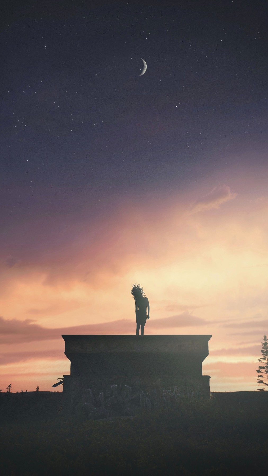 The Peaceful Night — Photoshop artwork by Hunter McDowall