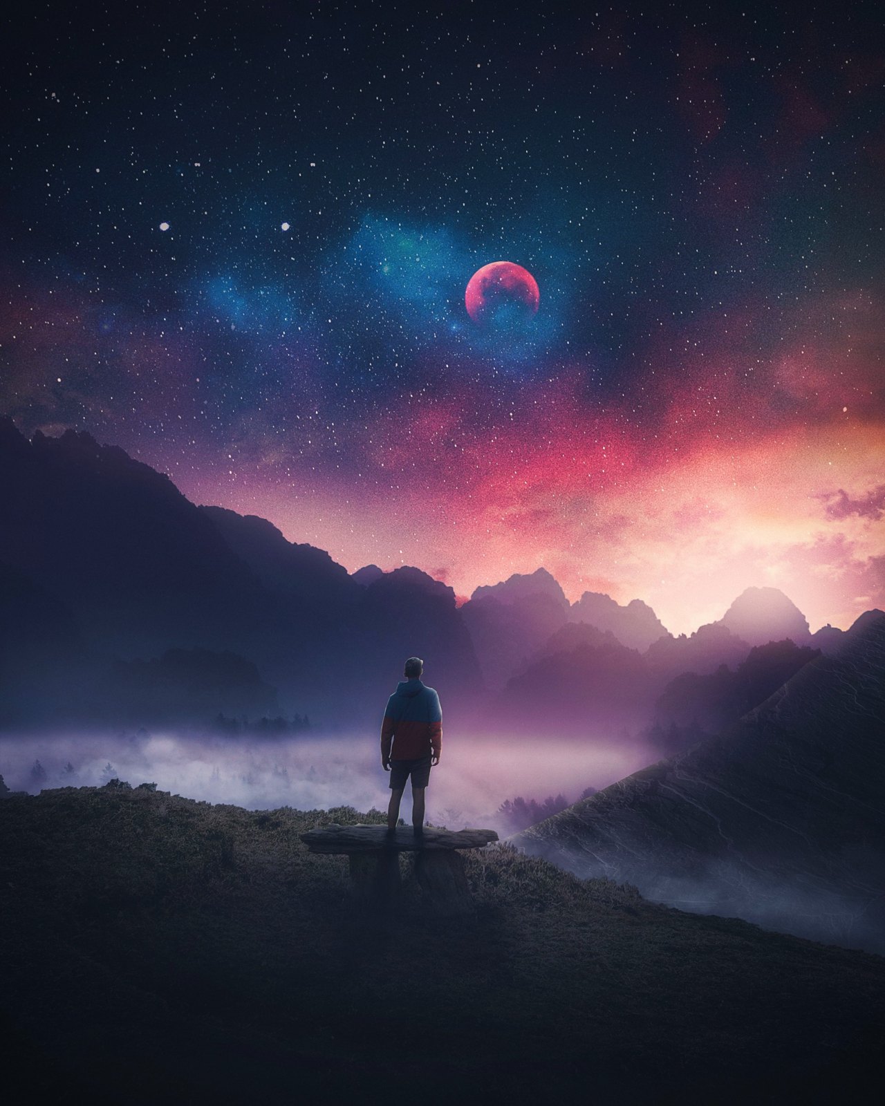Wanderlust — Photoshop artwork by Hunter McDowall